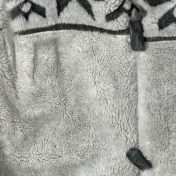 Alpine Studio Faux Fur Hooded Snowflake Jacket Sz S - Picture 3 of 11